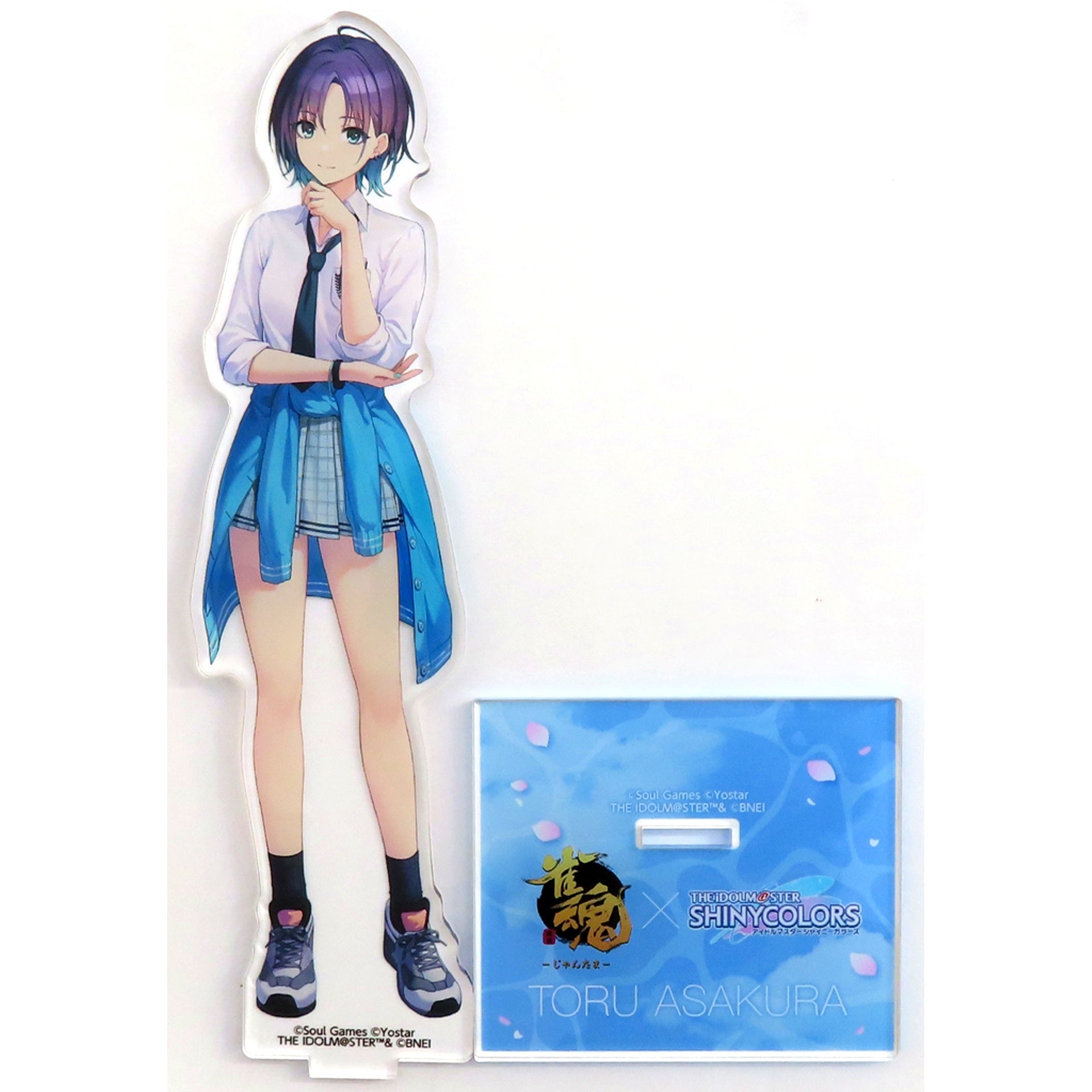 Toru Asakura Normal Ver. Official Acrylic Stand The Idolmaster Shiny Colors x Mahjong Soul [USED]