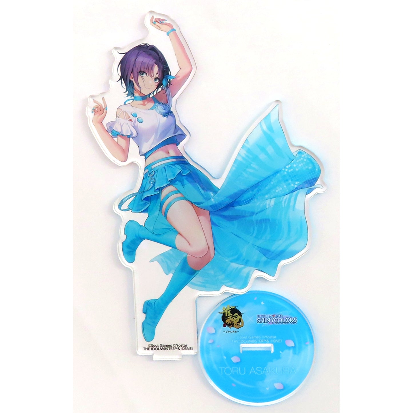 Toru Asakura Contract Ver. Official Acrylic Stand The Idolmaster Shiny Colors x Mahjong Soul [USED]