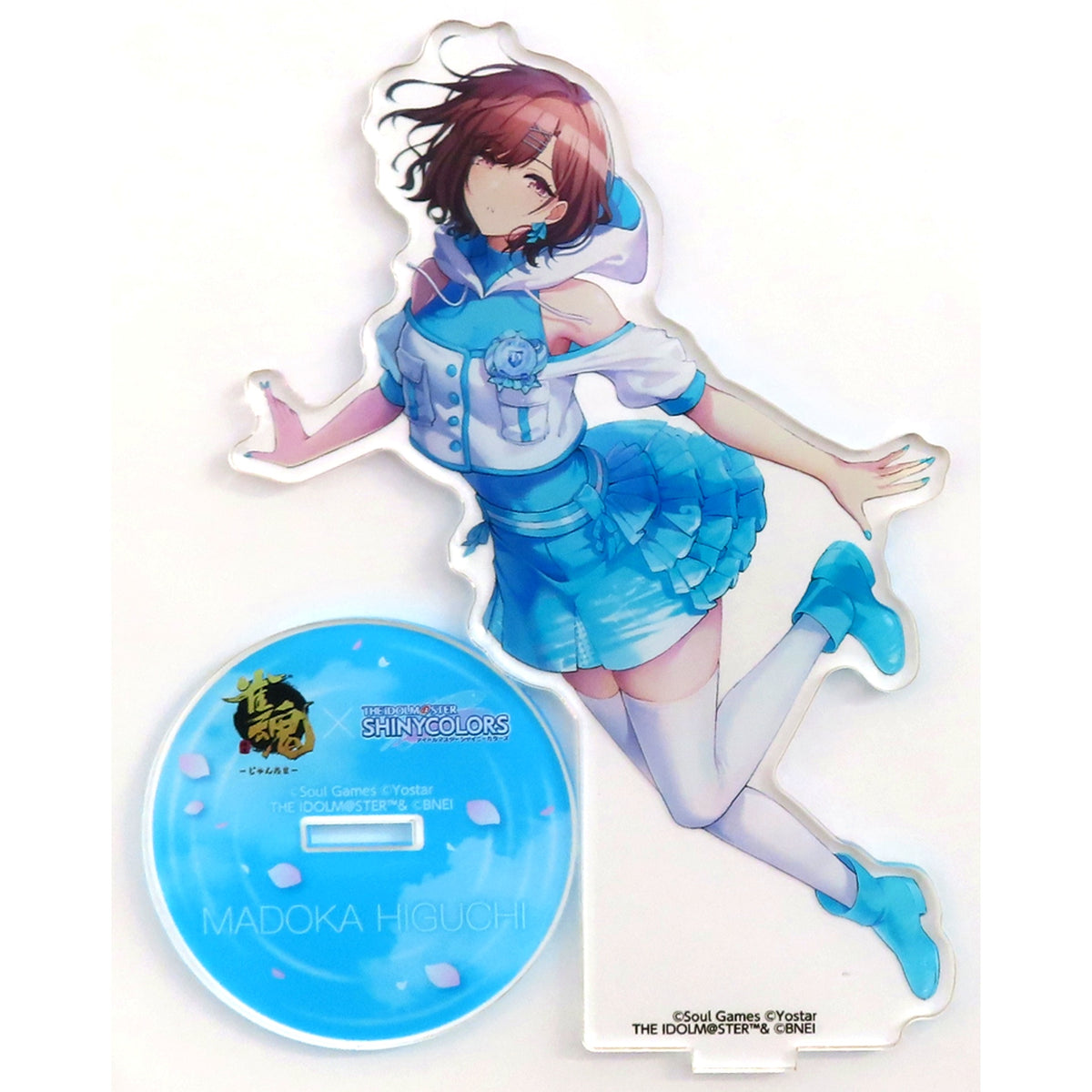 Madoka Higuchi Contract Ver. Idolmaster Shiny Colors Official Acrylic Stand Mahjong Soul Jantama [USED]