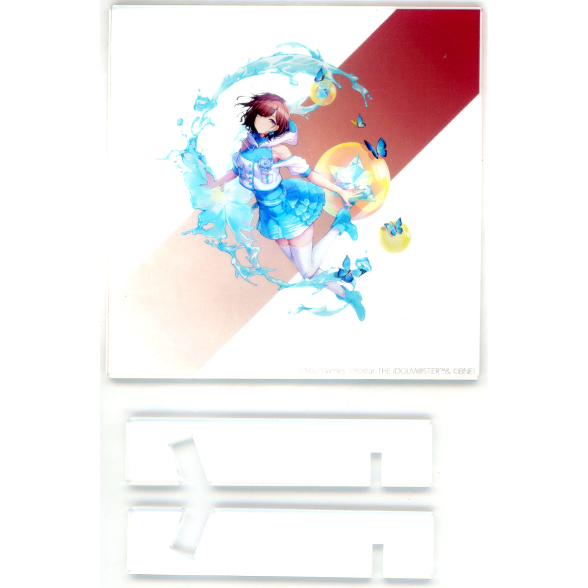 Madoka Higuchi Contract Ver. Idolmaster Shiny Colors Official Acrylic Panel Mahjong Soul Jantama [USED]