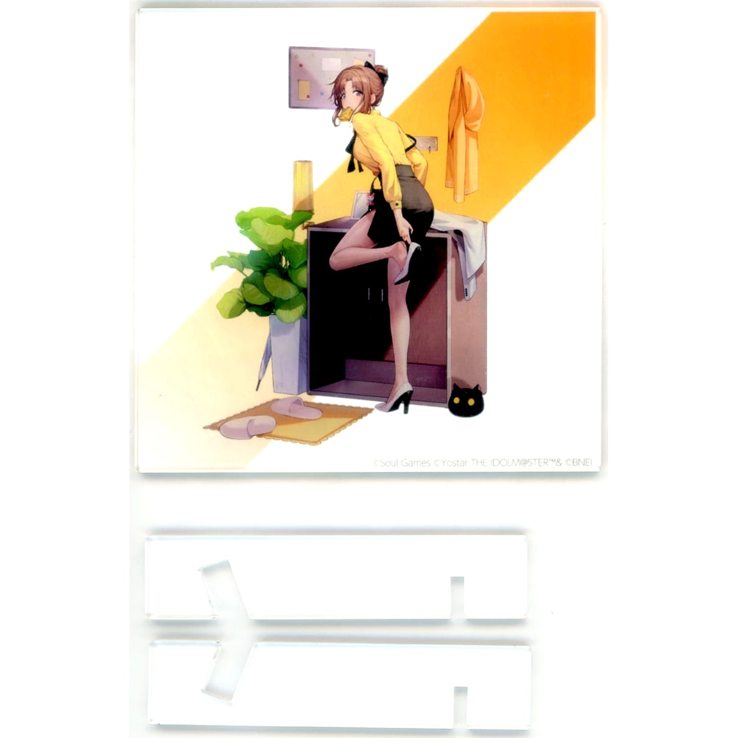 Hinana Ichikawa THE IDOLM@STER Shiny Colors x Mahjong Soul Official Acrylic Panel Work Effortless ver [USED]