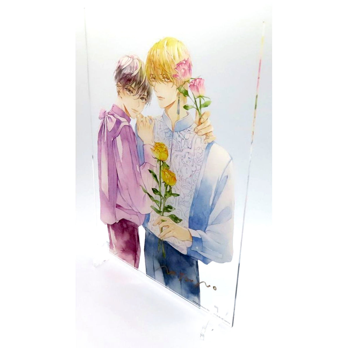 Hiroko Natsuno Illustration Autographed A4 At 25:00 in Akasaka Acrylic Plate [USED]
