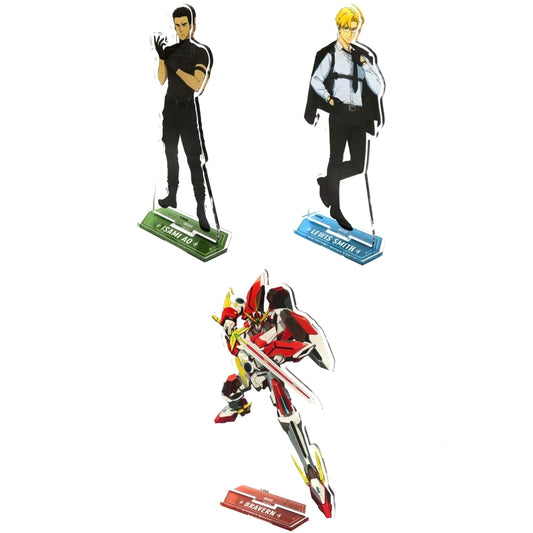 Set of 3 Acrylic Stand Rakuten Collection Brave Bang Bravern! B Prize [USED]