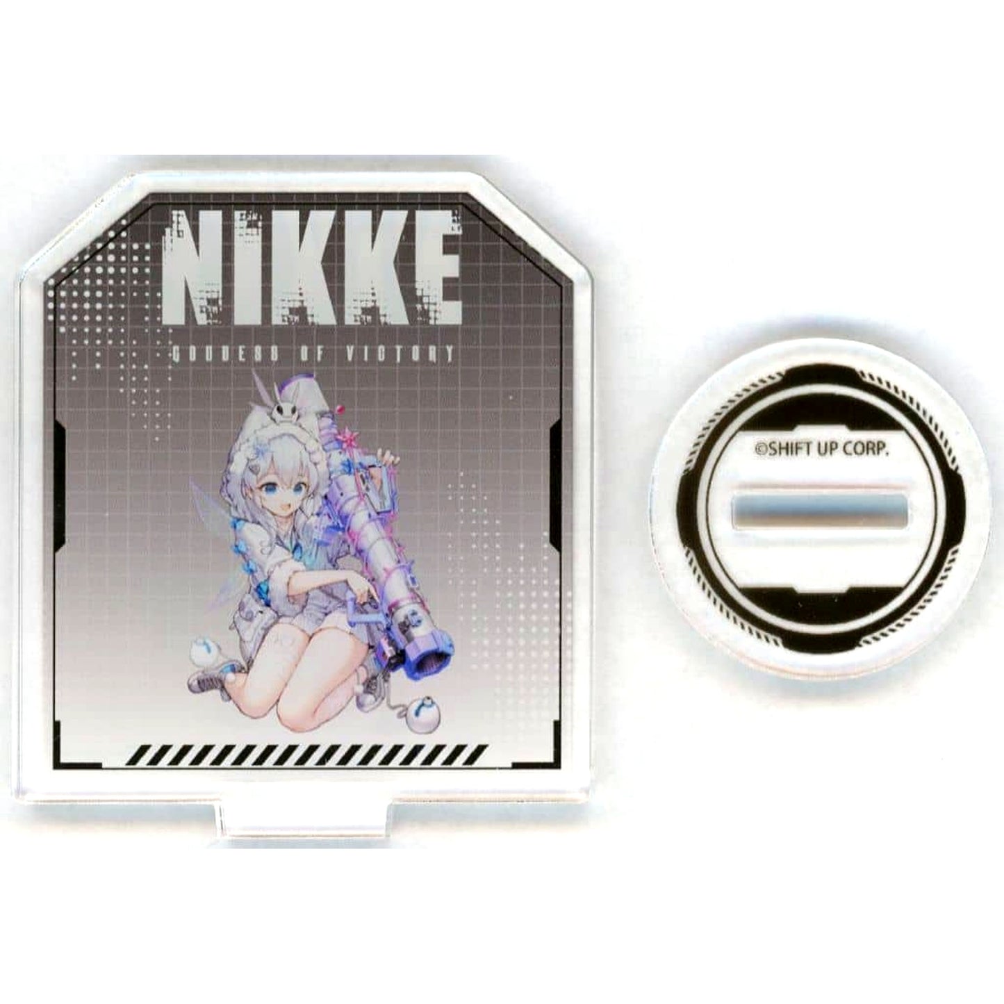 N Miracle Fairy Goddess of Victory: NIKKE Mini Acrylic Stand Taito Station spring colors [USED]