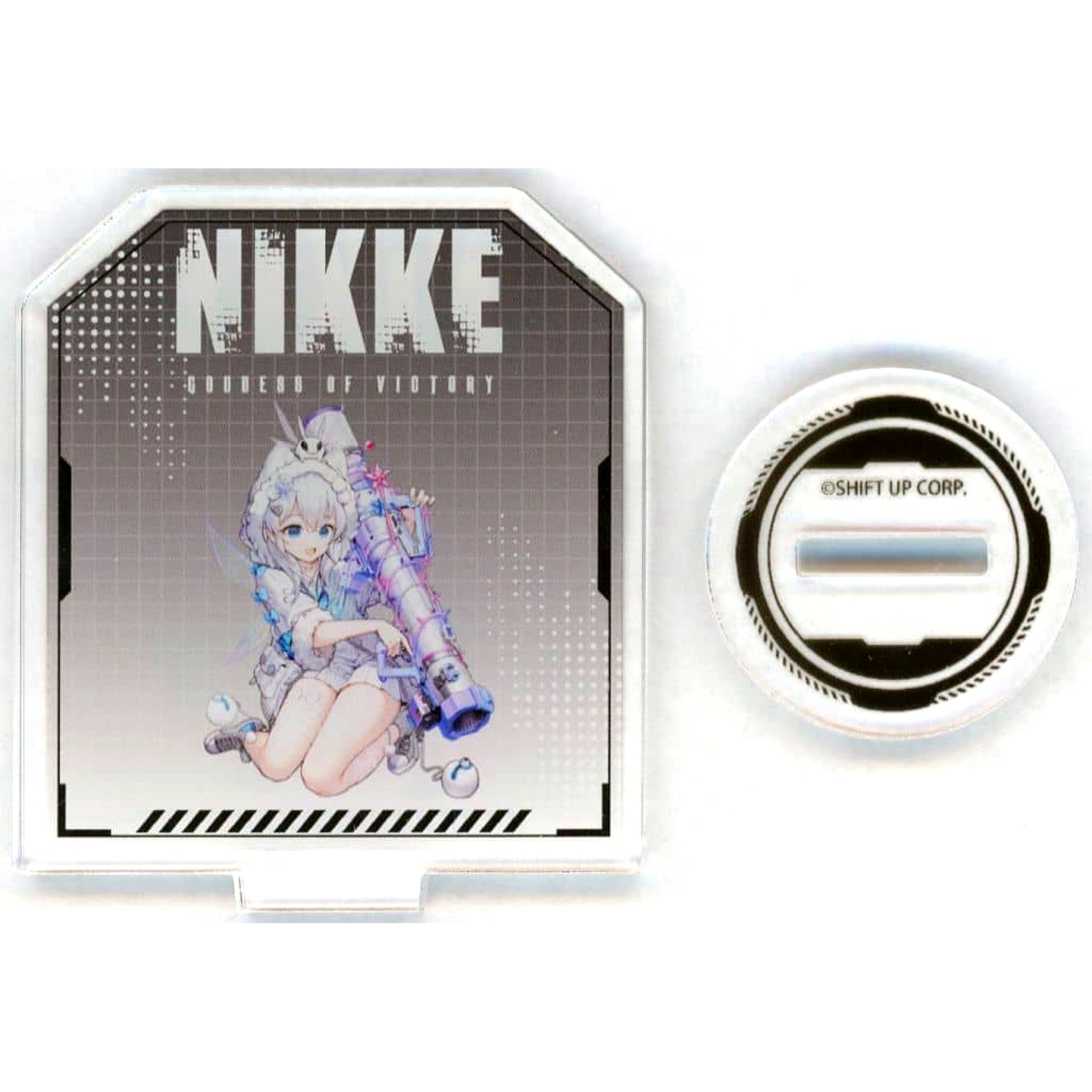 N Miracle Fairy Goddess of Victory: NIKKE Mini Acrylic Stand Taito Station spring colors [USED]