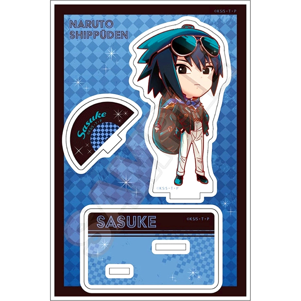 Sasuke Uchiha Rockabilly Fashion Acrylic Stand Jr. Naruto: Shippuden [USED]