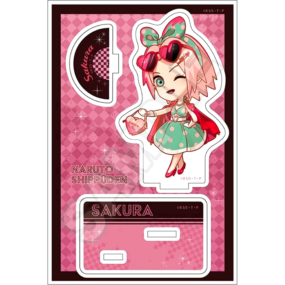 Sakura Haruno Rockabilly Fashion Acrylic Stand Jr. Naruto Shippuden [USED]