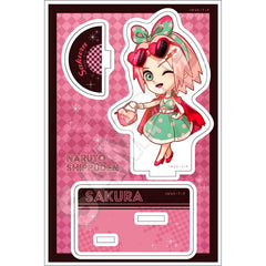 Sakura Haruno Rockabilly Fashion Acrylic Stand Jr. Naruto Shippuden [USED]
