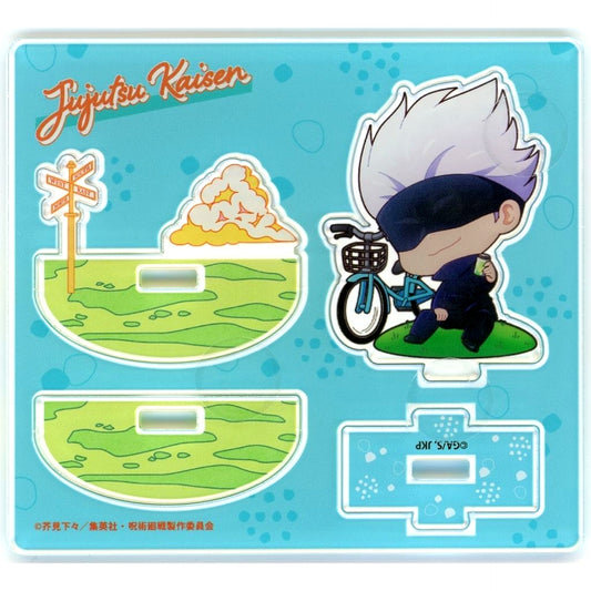 Satoru Gojo Break Ver. Jujutsu Kaisen POP UP SHOP Cycling Vol. 2 Chibi Character Swaying Acrylic Stand [USED]