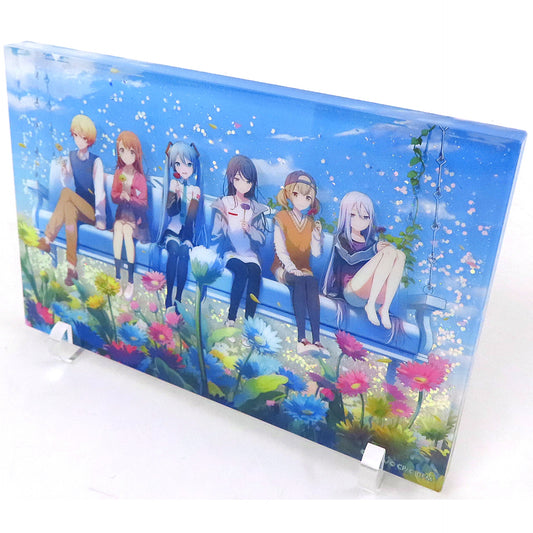 Project Sekai 4th Anniversary Key Visual Brand New Your World Glitter Acrylic Panel Project Sekai Colorful Stage! feat. Hatsune Miku [USED]