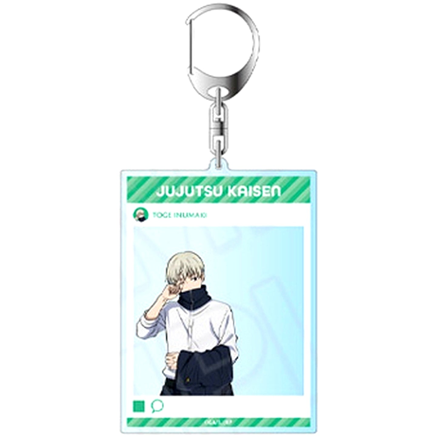 Toge Inumaki Jujutsu Kaisen Instant Photo Style Keychain Morning ver. [USED]