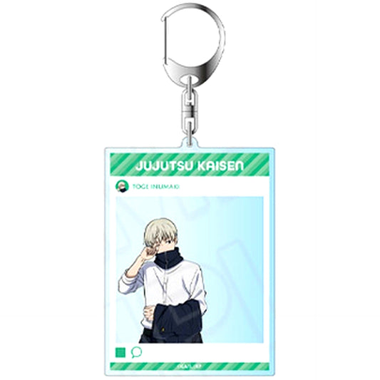 Toge Inumaki Jujutsu Kaisen Instant Photo Style Keychain Morning ver. [USED]