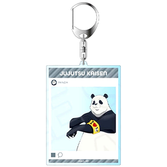 Panda Jujutsu Kaisen Instant Photo Style Keychain Morning ver. [USED]