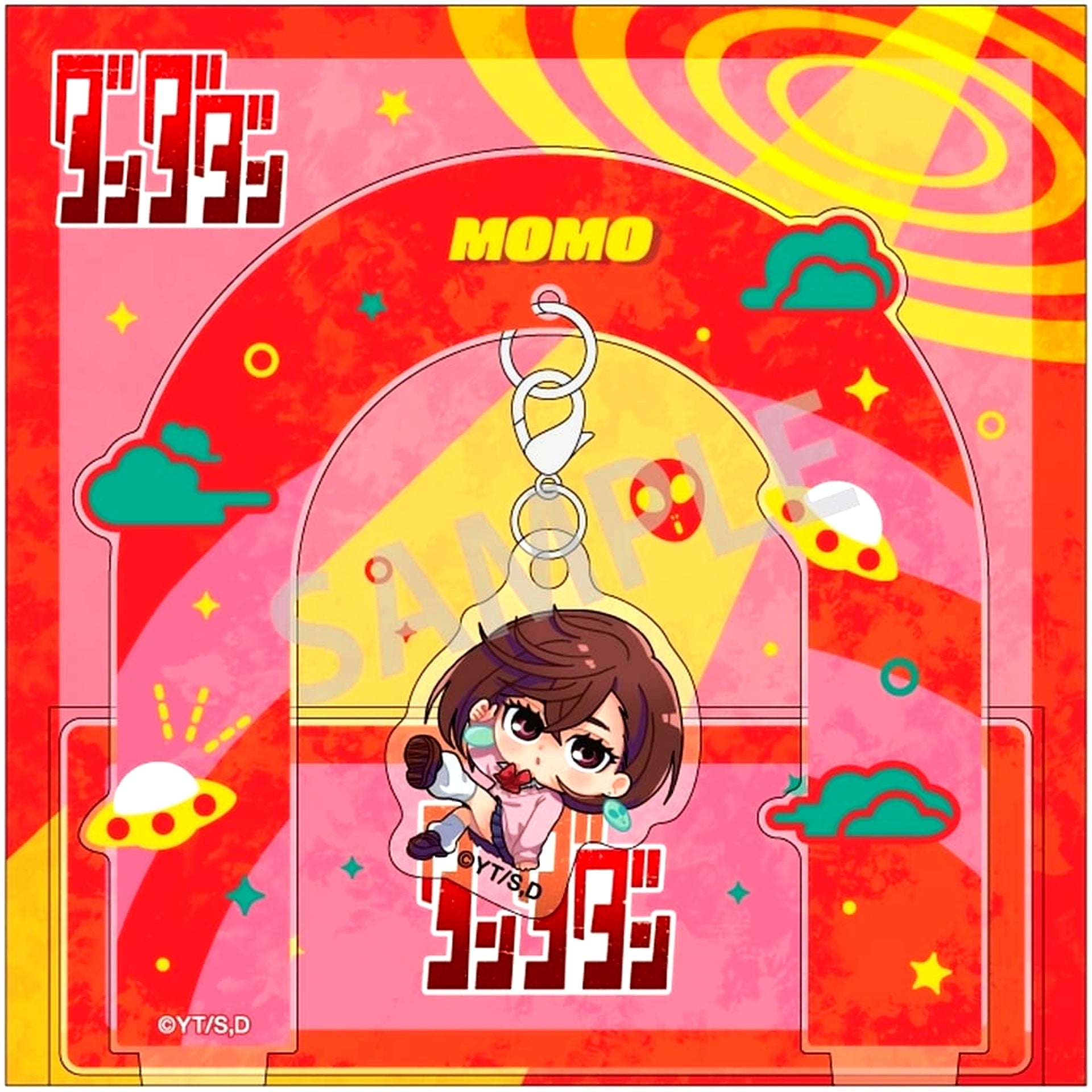 Dandadan Momo Ayase Ver. A Okkokochi Hanging Acrylic Stand [USED]