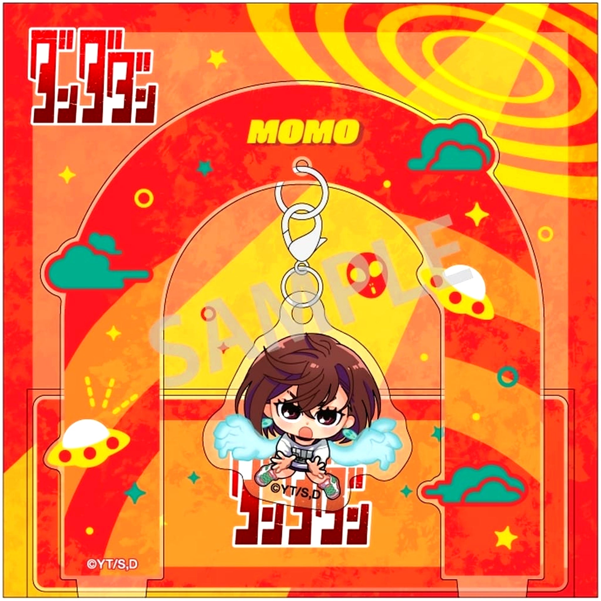 Dandadan Momo Ayase Ver. B Okkokochi Hanging Acrylic Stand [USED]