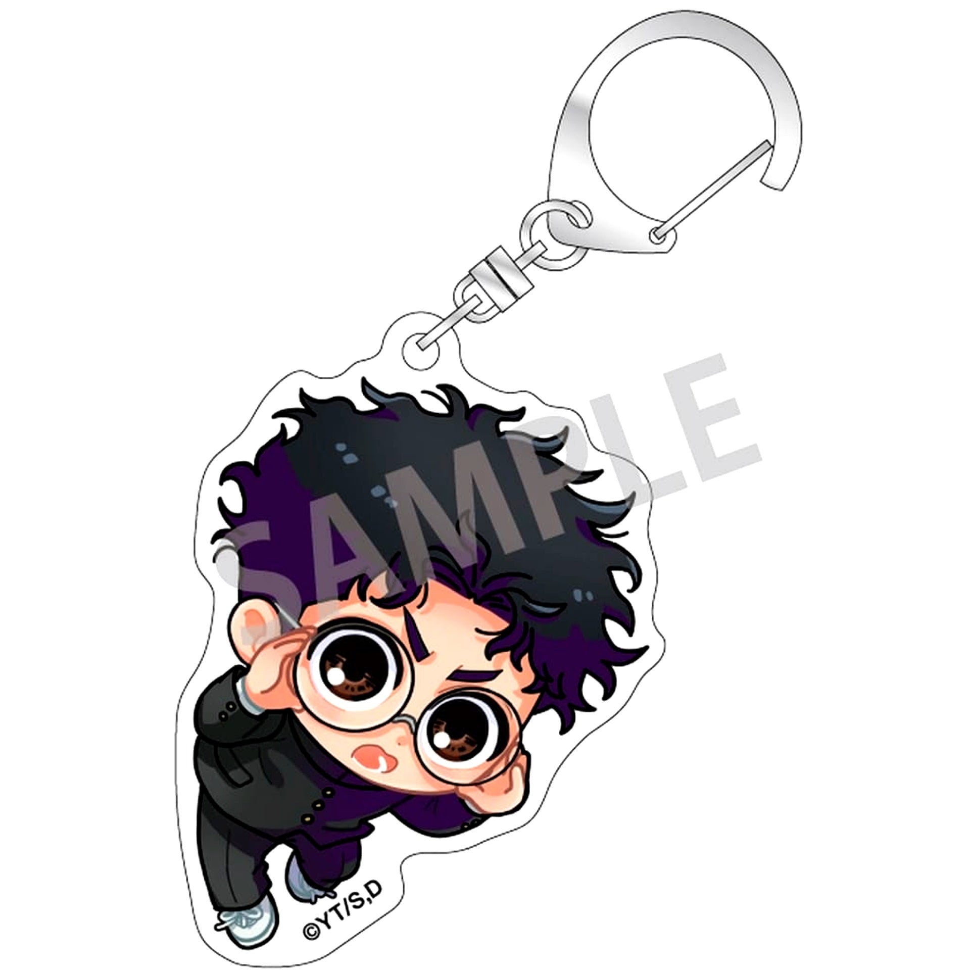 Dandadan Ken Takakura Okarun Trading Acrylic Keychain Okkochi [USED]