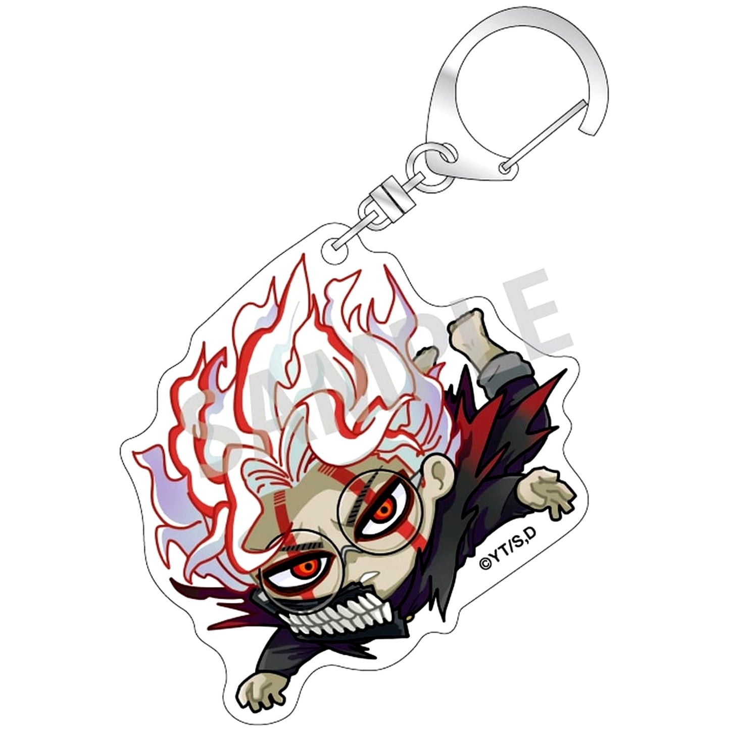 Dandadan Ken Takakura Okarun Transformed Trading Acrylic Keychain Okkochi [USED]