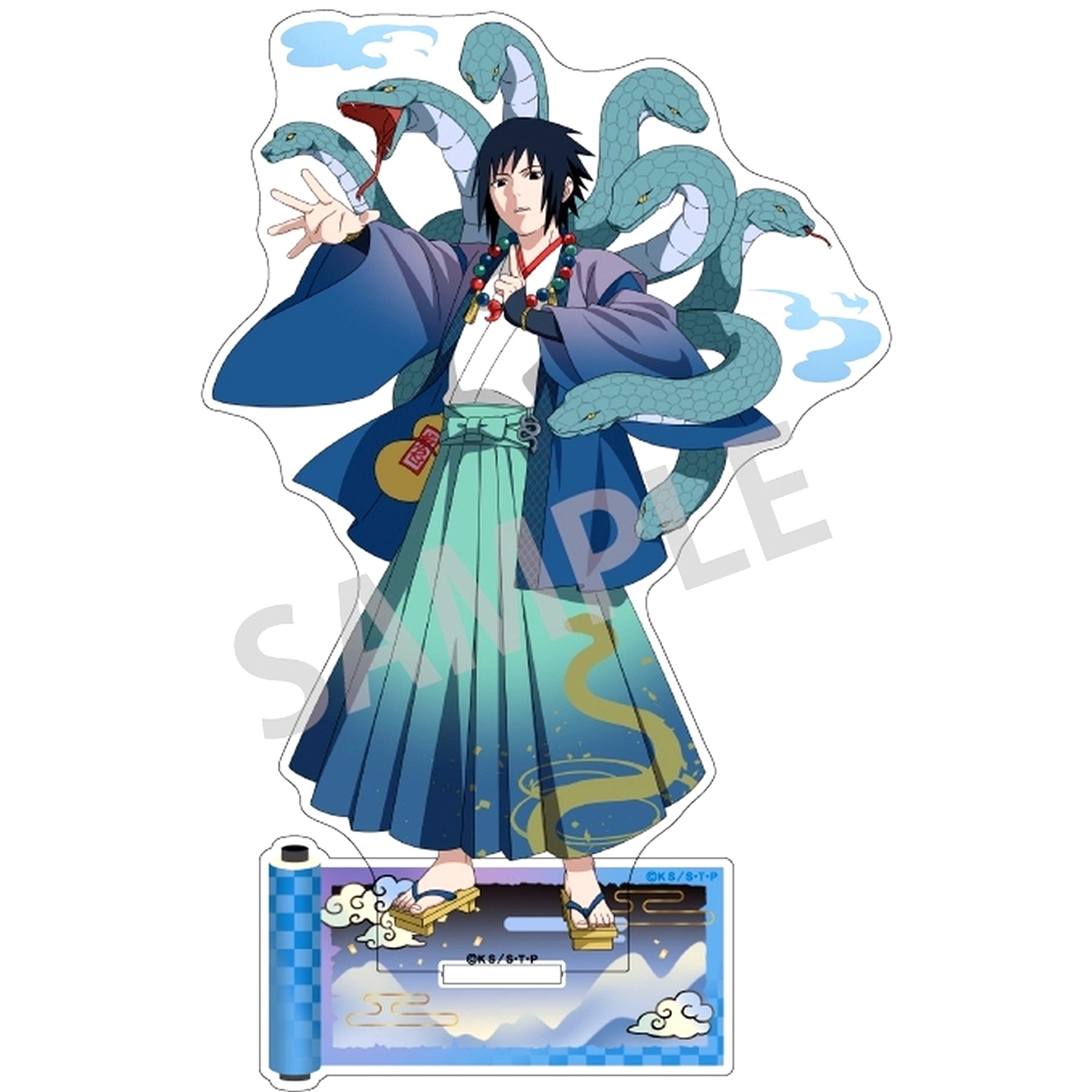 Sasuke Uchiha Yokai Arrange Outfit Acrylic Stand Naruto Shippuden [USED]
