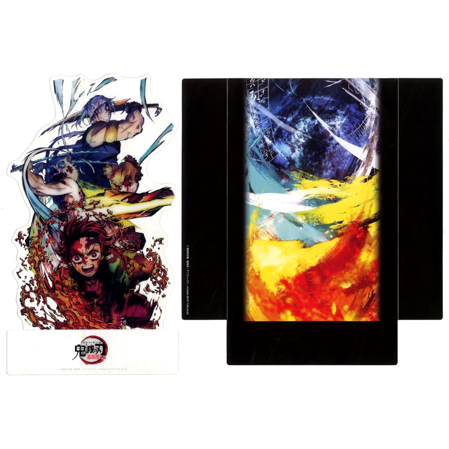 Entertainment District Infiltration Arc Key Visual Clear Stand Kimetsu Theater Demon Slayer Special Edition Theatrical Screening Entertainment District Infiltration Arc Attendee Bonus [USED]