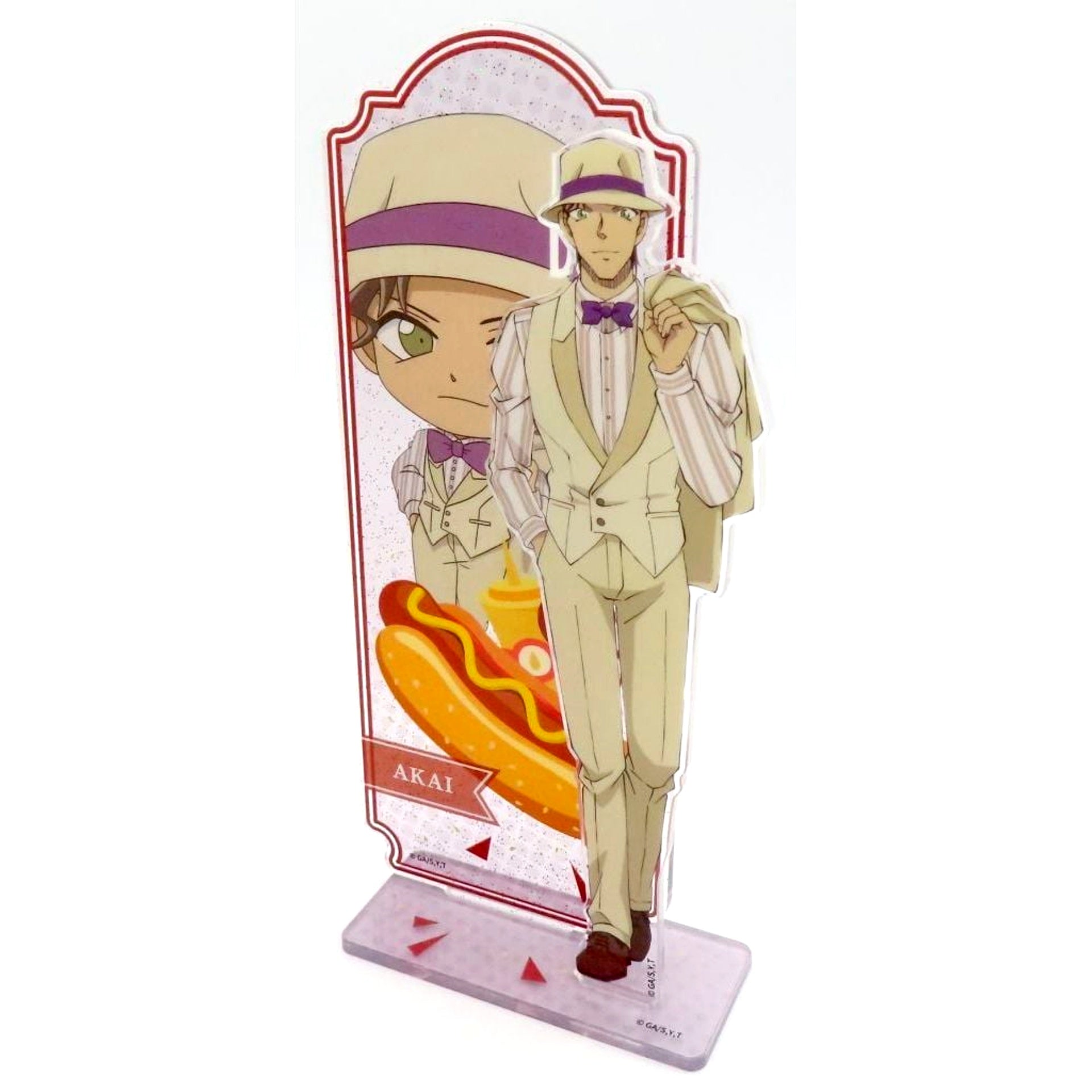 Shuichi Akai Detective Conan Conan Cafe Shanghai 2022 Cafe 2022 Acrylic Stand China Limited [USED]
