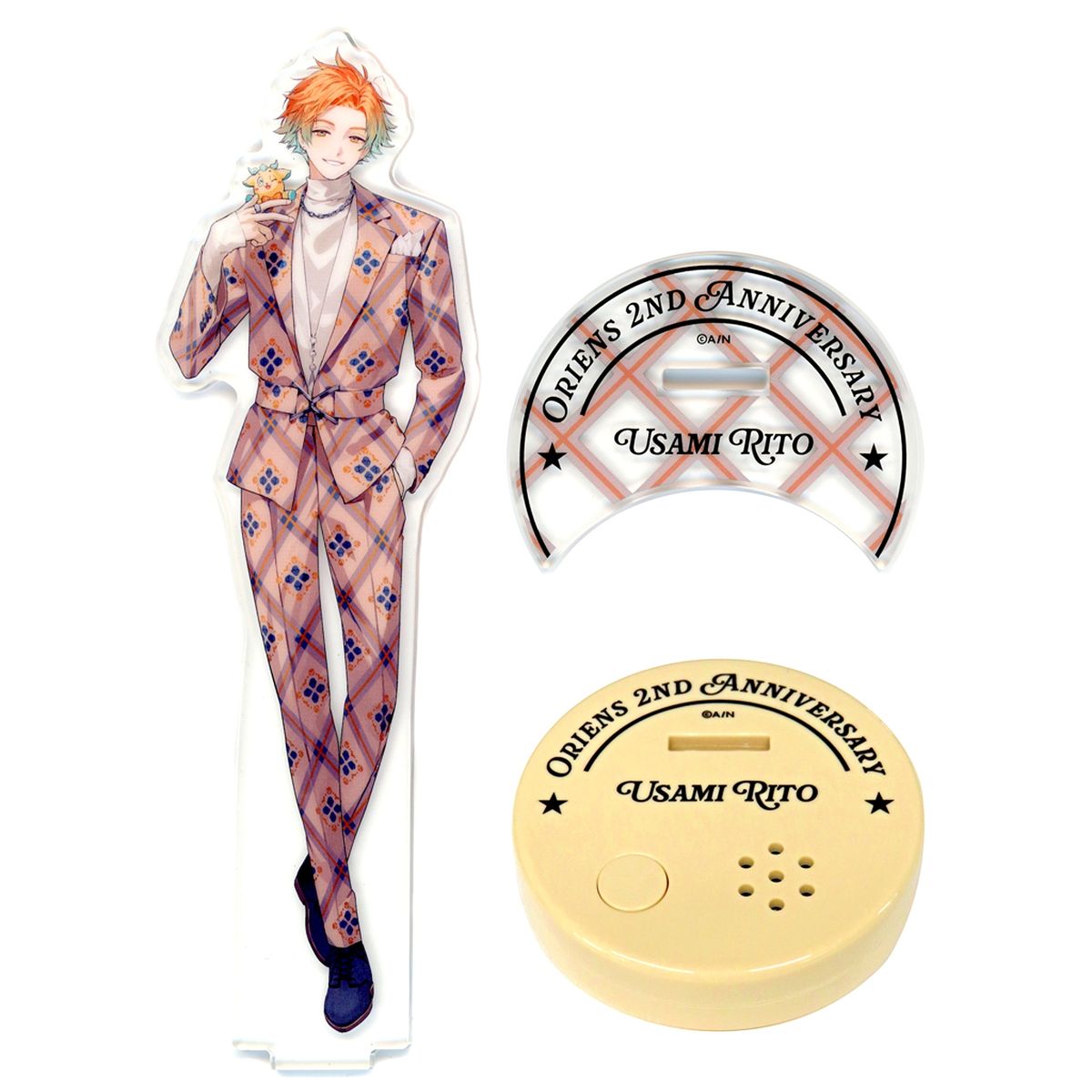 Usami Rito Voice Acrylic Stand Virtual YouTuber Nijisanji Oriens 2nd Anniv [USED]