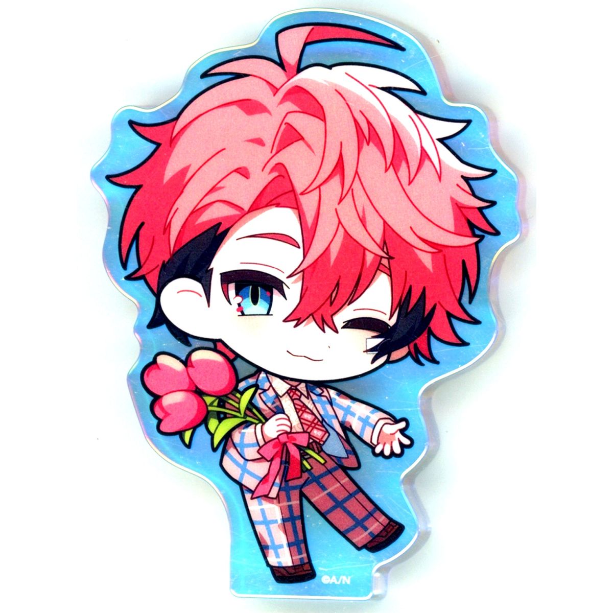 Akagi Wen Mini Acrylic Block Virtual YouTuber Nijisanji Oriens 2nd Anniversary [USED]