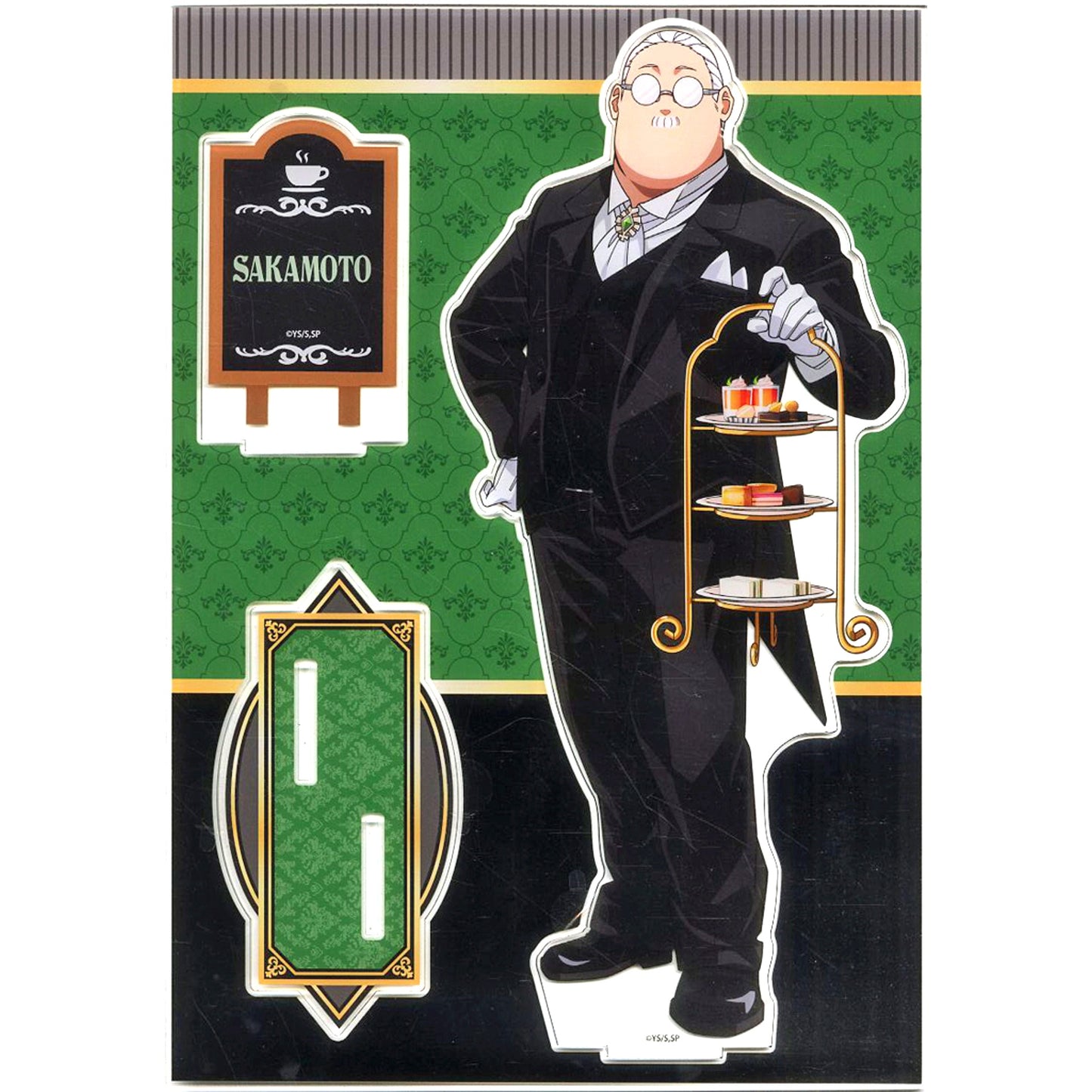Taro Sakamoto Sakamoto Days x Chugai Grace Cafe Online Limited Serving Ver. BIG Acrylic Stand [USED]
