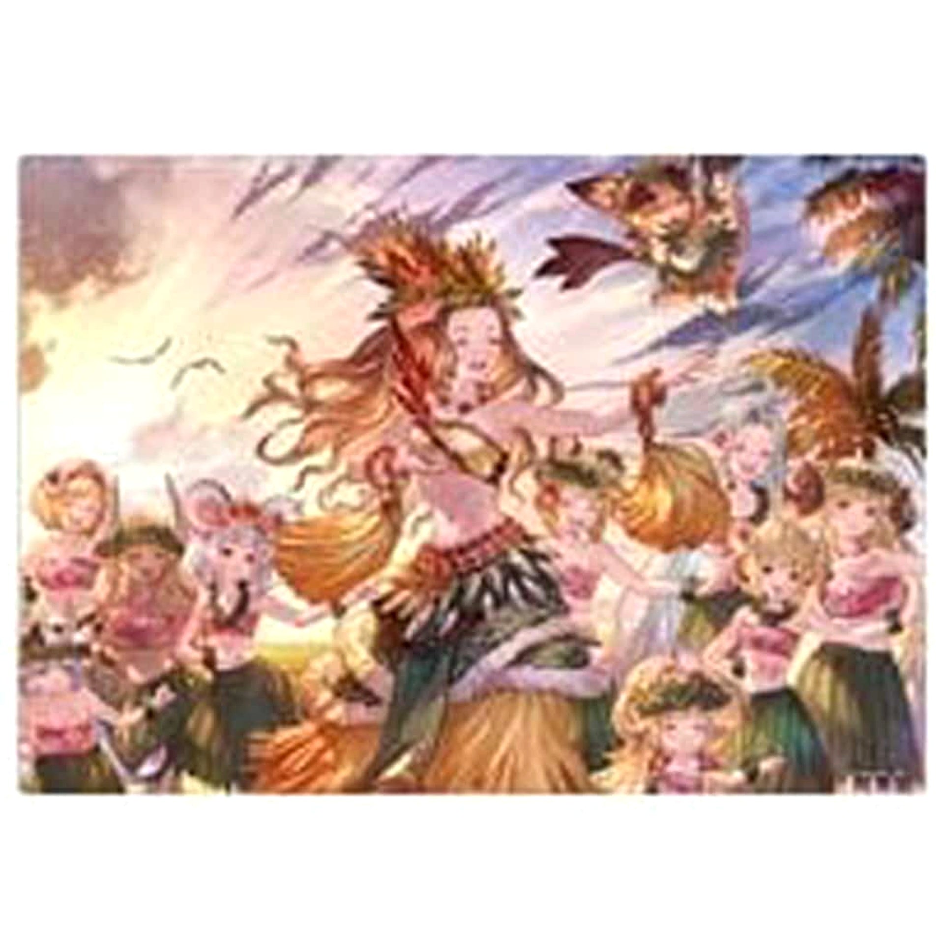 Granblue Fantasy Twelve Divine Generals Hula Dance Original Version Acrylic Panel Collection Acrylic Stands [USED]