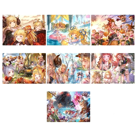 Set of 7 Original Version Granblue Fantasy Acrylic Panel Collection [USED]
