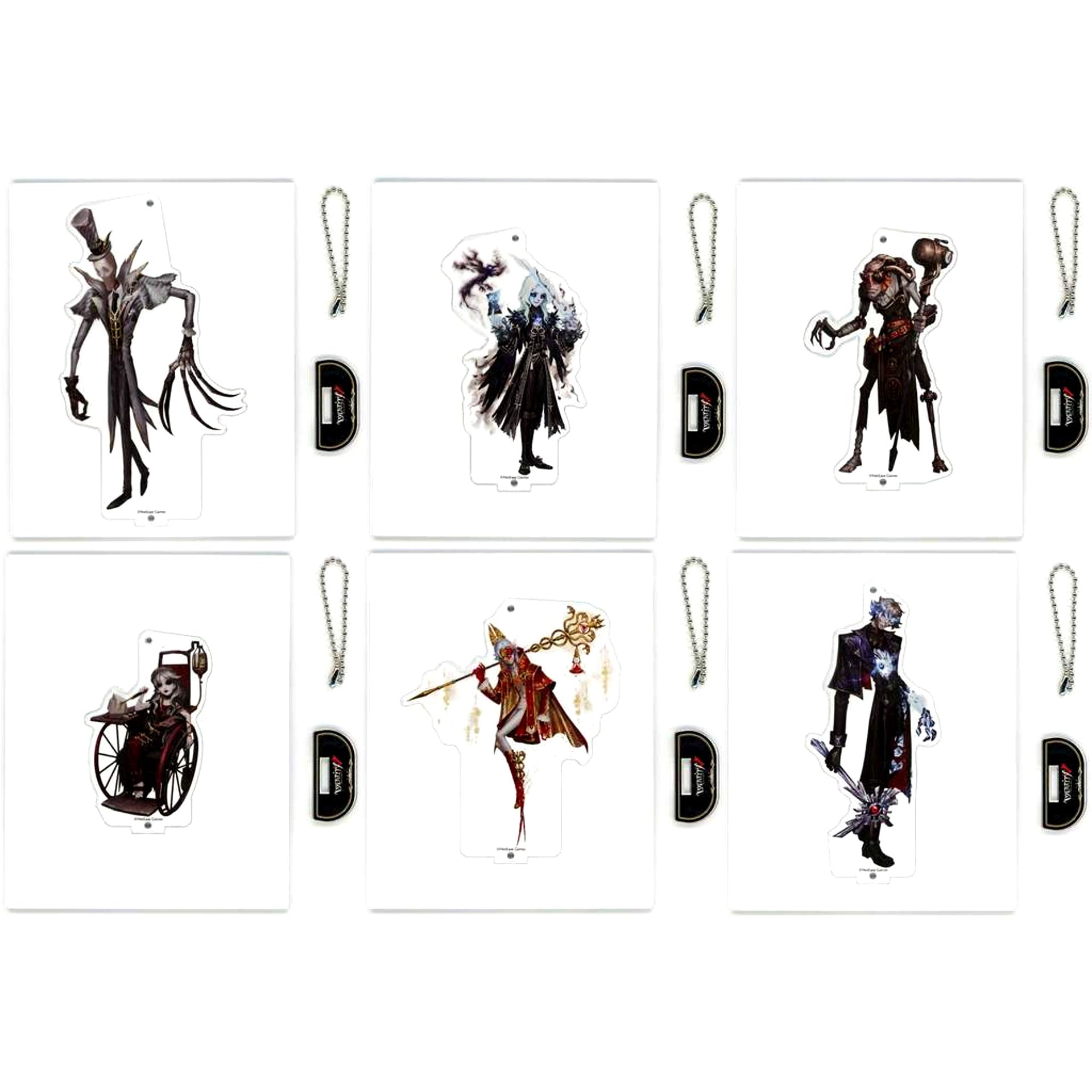 Set of 6 Identity V Essence Memorial Trading Acrylic Stand Keychain Hunter Vol. 3 [USED]