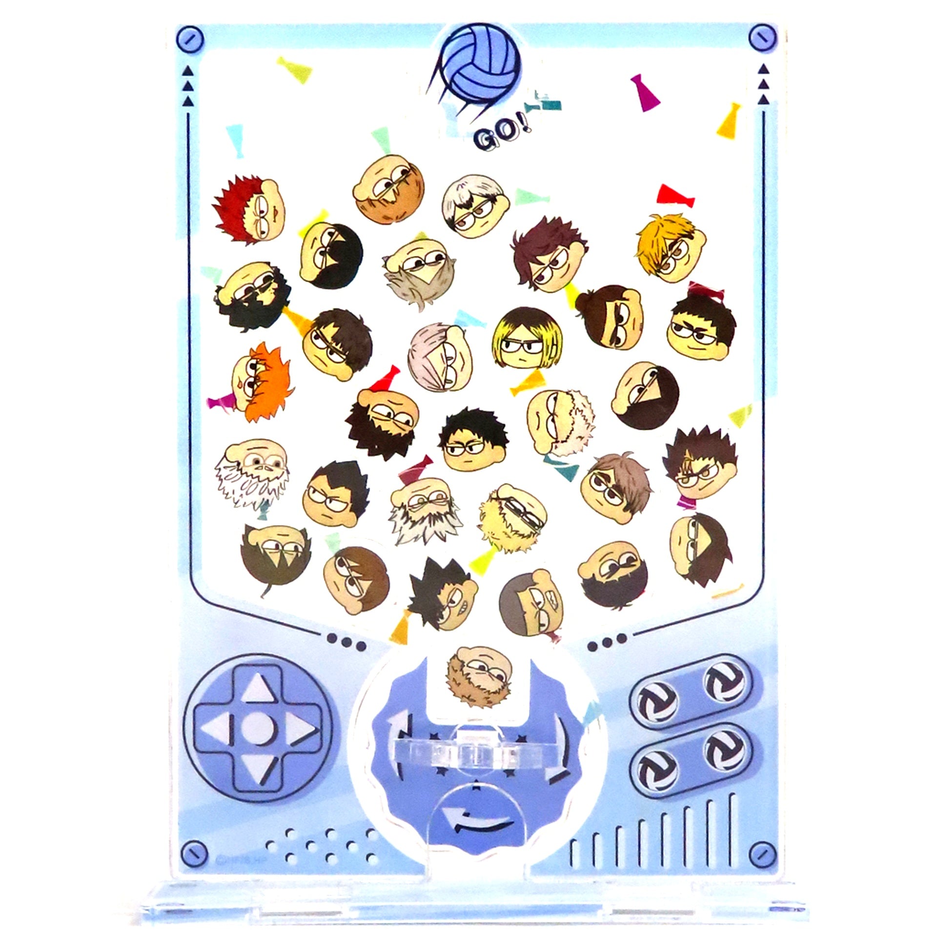 Group Jirori Acrylic Gacha Stand Haikyu!! Plaza [USED]