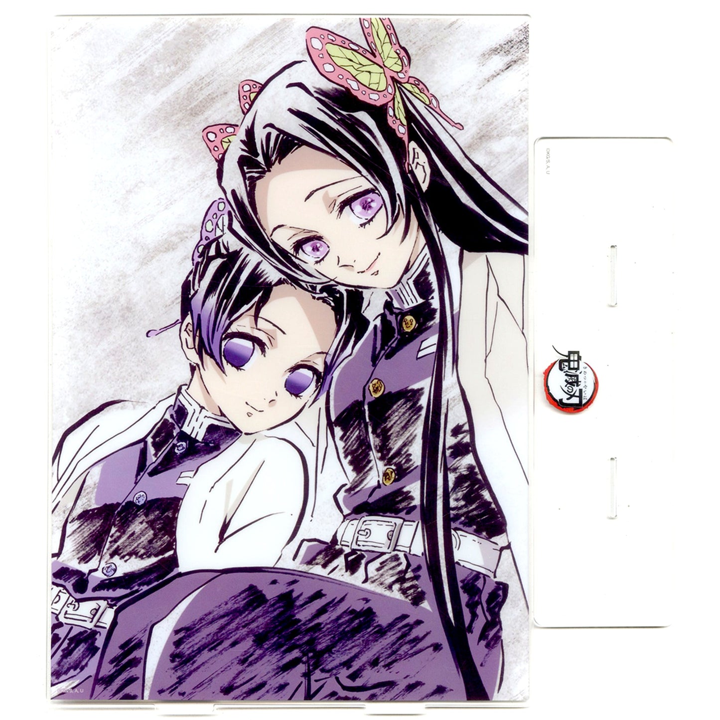 Shinobu Kocho & Kanae Kocho Episode 25 Second Half Prize A-048 Demon Slayer Anime All-Time Intermission Illustration Web Shop Kuji Unwavering Resolve Arc Big Acrylic Stand [USED]