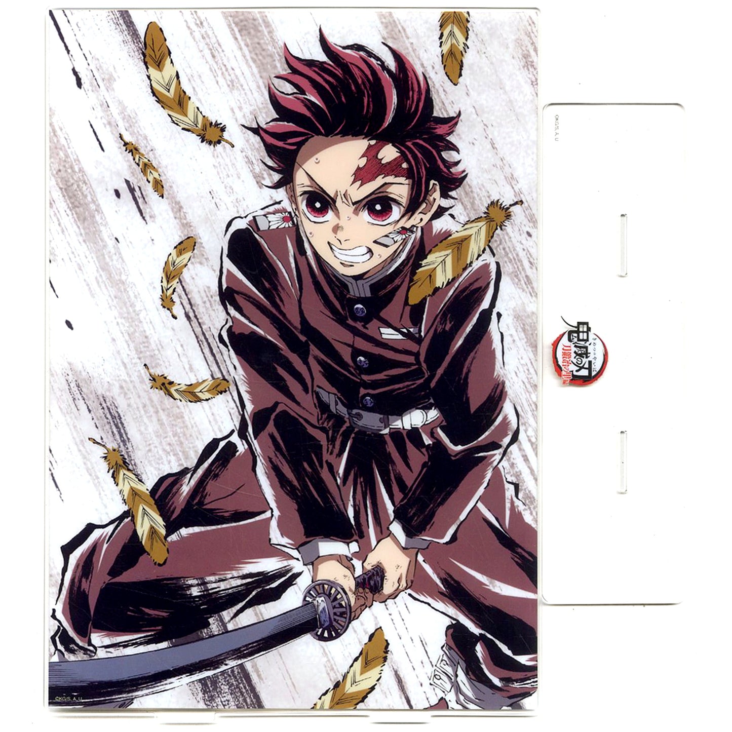 Tanjiro Kamado - Episode 4 Second Half Big Acrylic Stand Anime Demon Slayer Successive All Interlude Illustrations WEBSHOP Lottery Swordsmith Village Arc Prize A-095 [USED]