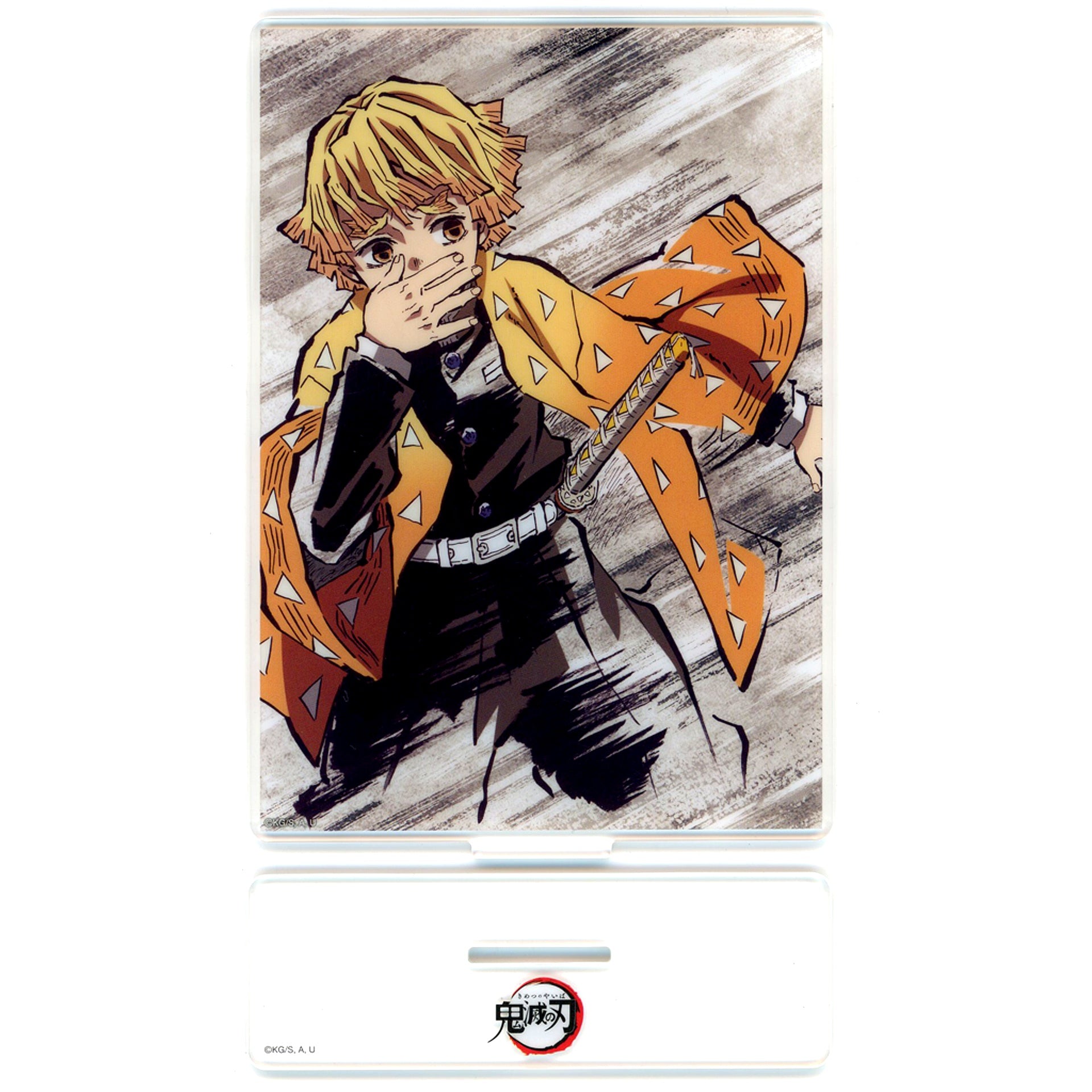 Zenitsu Agatsuma - Episode 17 First Half Acrylic Stand Anime Demon Slayer: Kimetsu no Yaiba All Successive Interlude Illustrations Webshop Kuji Tanjiro Kamado, Unwavering Resolve Arc Prize C-031 [USED]