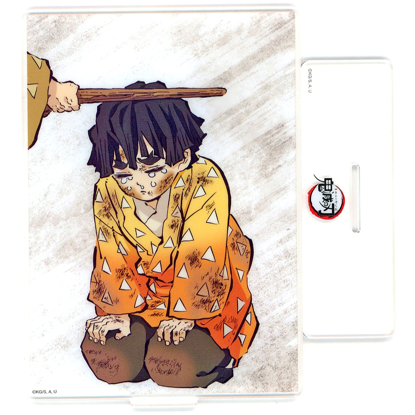 Zenitsu Agatsuma - Episode 17 Second Half Acrylic Stand Anime Demon Slayer Successive All Interlude Illustrations WEBSHOP Lottery Tanjiro Kamado Unwavering Resolve Arc Prize C-032 [USED]