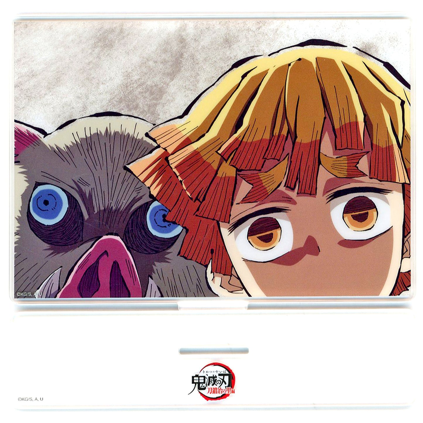 Inosuke Hashibira & Zenitsu Agatsuma - Episode 1A First Half Acrylic Stand Anime Demon Slayer Successive All Interlude Illustrations WEBSHOP Lottery Swordsmith Village Arc Prize C-086 [USED]