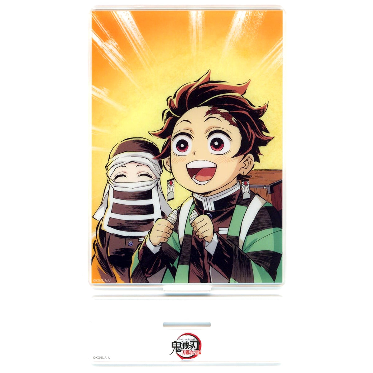 Tanjiro Kamado Kakushi Prize C-087 Episode 1A Second Half Demon Slayer: Kimetsu no Yaiba Acrylic Stand Successive Interlude Illustration Web Shop Kuji Swordsmith Village Arc [USED]