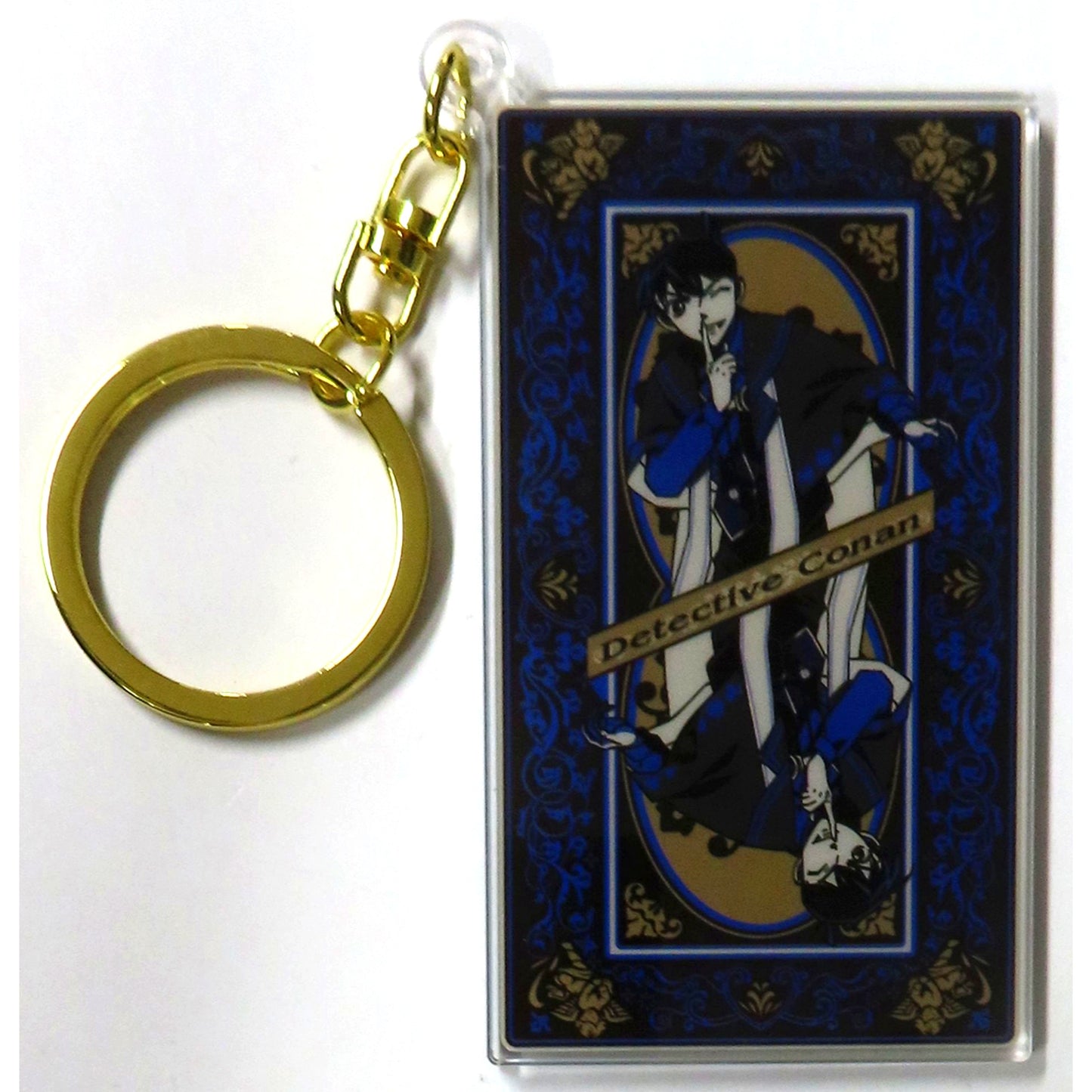 Shinichi Kudo Real Escape Game x Detective Conan Escape from the Four Treasure Halls Package Keychain [USED]