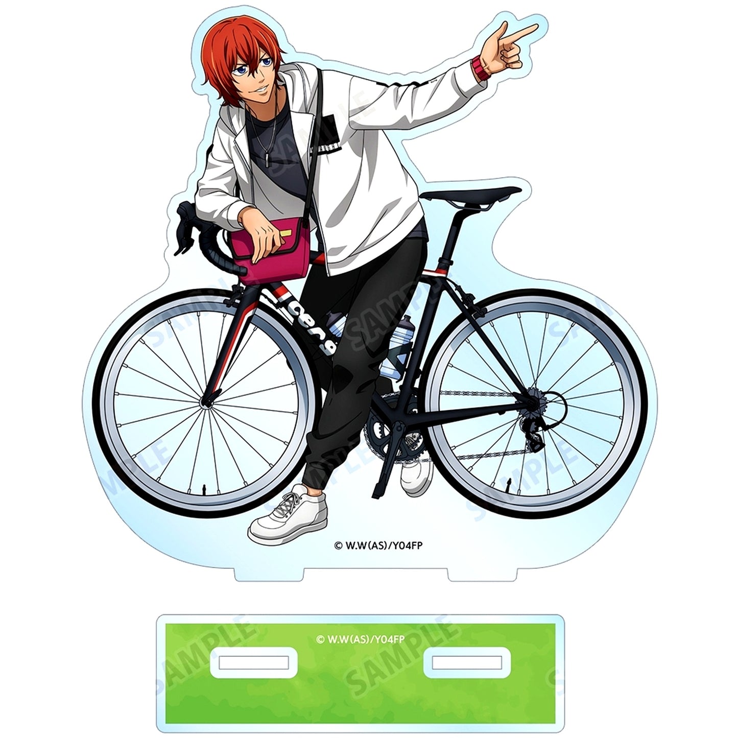 Hayato Shinkai Outdoor ver. BIG Acrylic Stand Yowamushi Pedal GLORY LINE [USED]