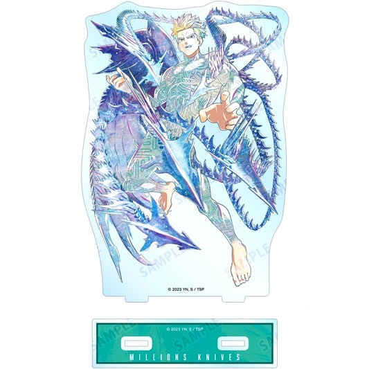Millions Knives Ani-Art Part 2 BIG Acrylic Stand TRIGUN STAMPEDE [USED]
