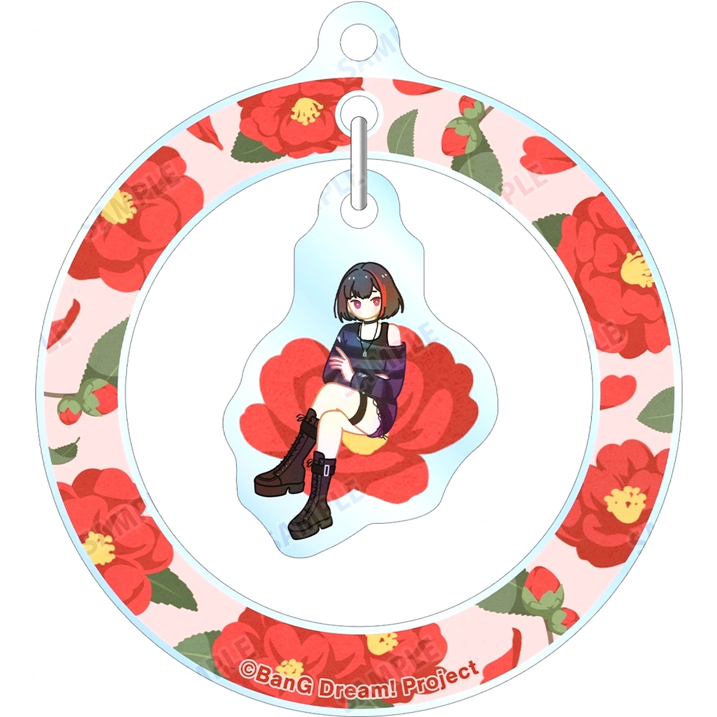 Ran Mitake BanG Dream! Girls Band Party! Trading Botania Swaying Acrylic Keychain Ver.B [USED]