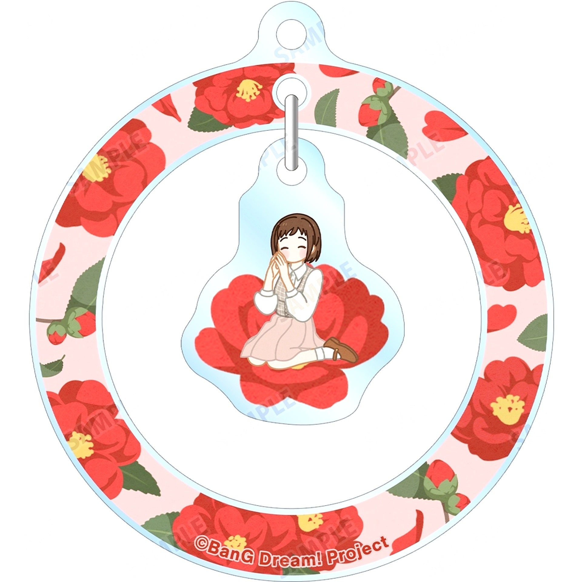 Tsugumi Hazawa BanG Dream! Girls Band Party! Trading Botania Swing Acrylic Keychain ver.B [USED]