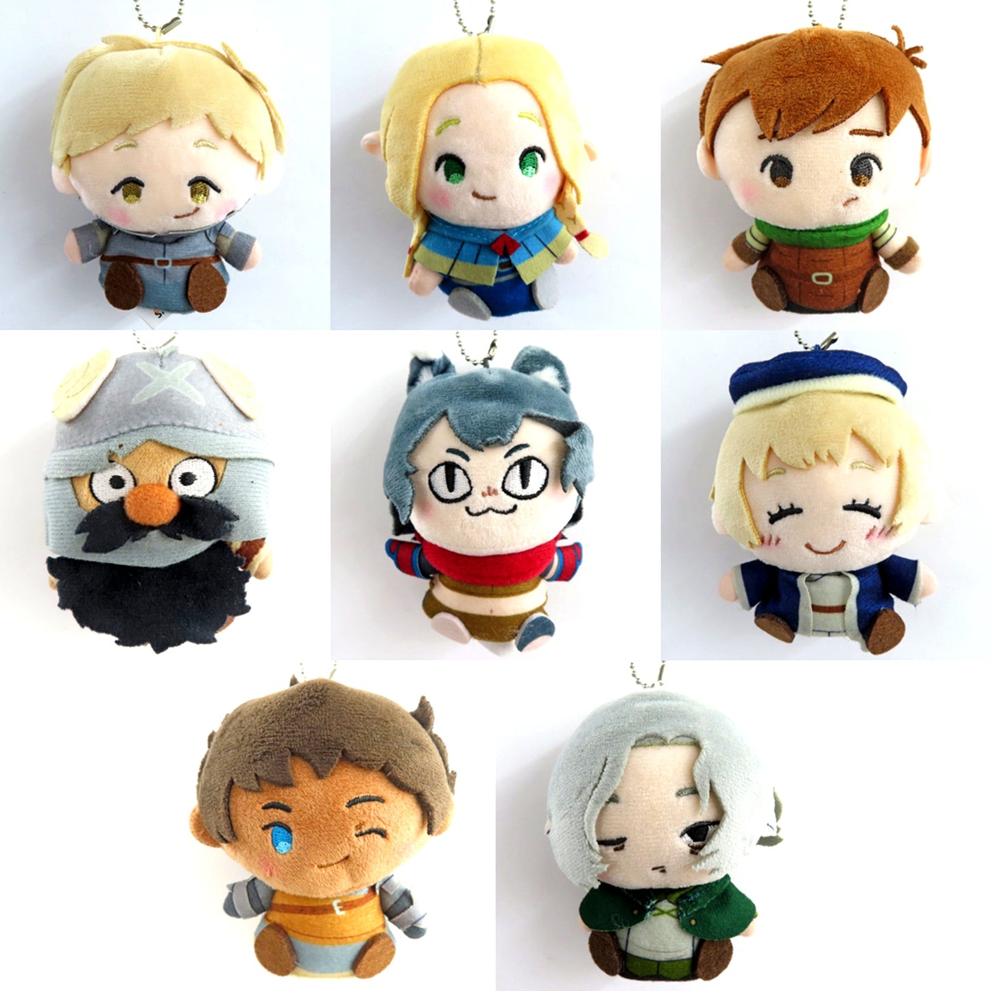 Set of 8 Delicious in Dungeon Trading Finger Puppet Strap [USED]
