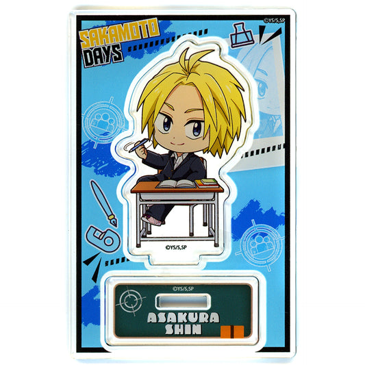 Shin Asakura Petit Chara Acrylic Stand Sakamoto Days [USED]