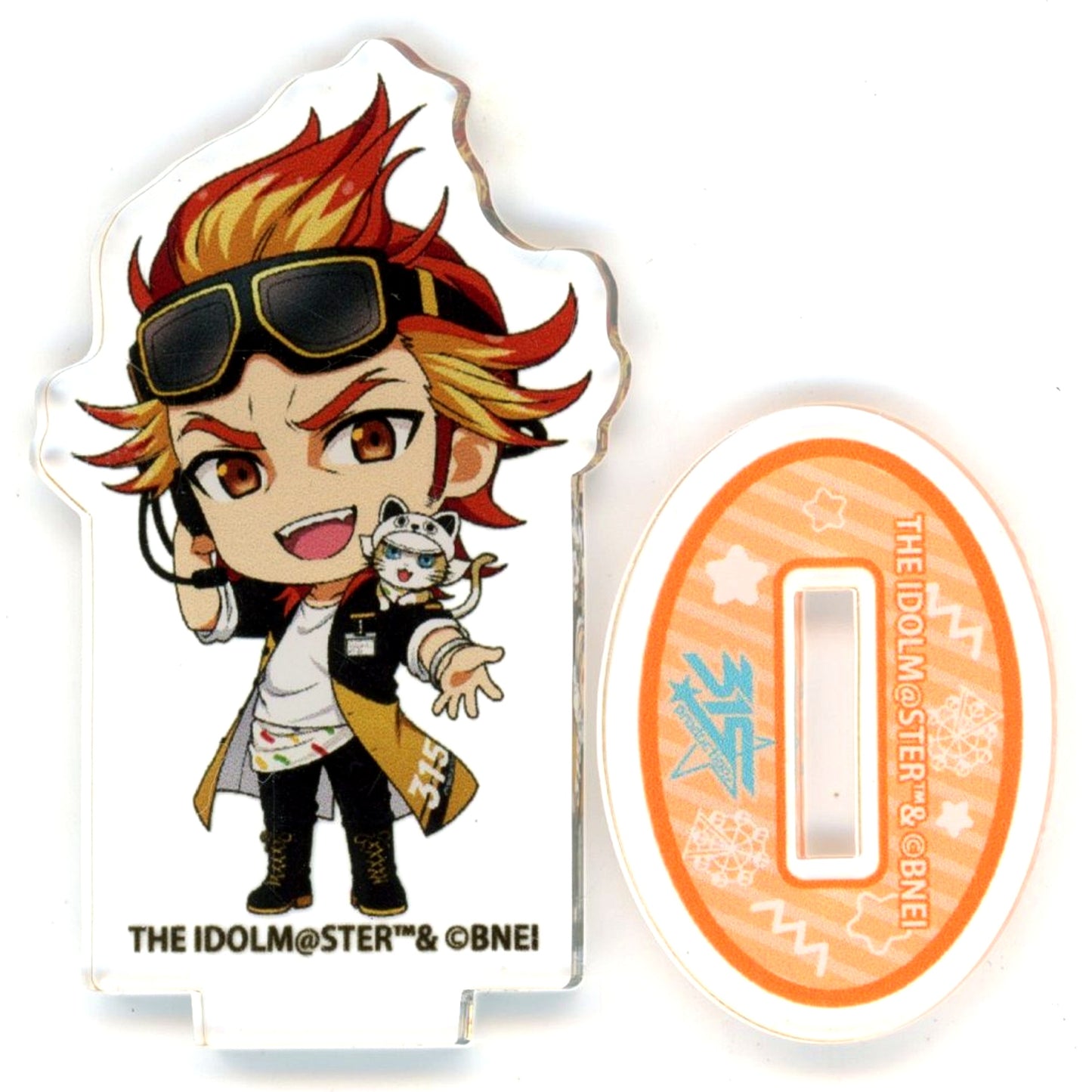 Suzaku Akai Amusement Park Mini Character Ver. Idolmaster SideM x Yomiuriland Mini Acrylic Stand A [USED]