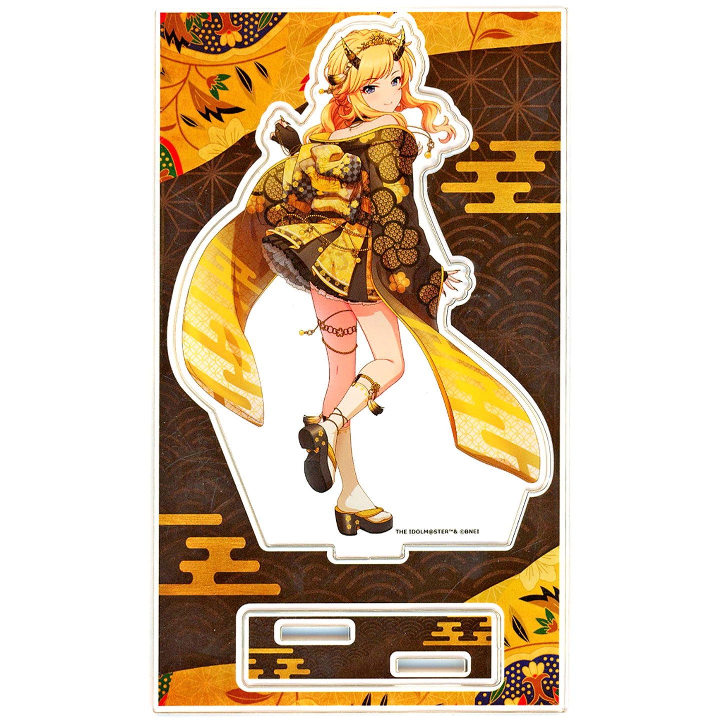 Yui Ohtsuki The Idolmaster Cinderella Girls Acrylic Stand x Karaoke no Tetsujin [USED]