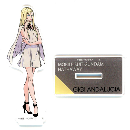 Gigi Andalucia Mobile Suit Gundam Hathaway Standard Size Acrylic Stand [USED]