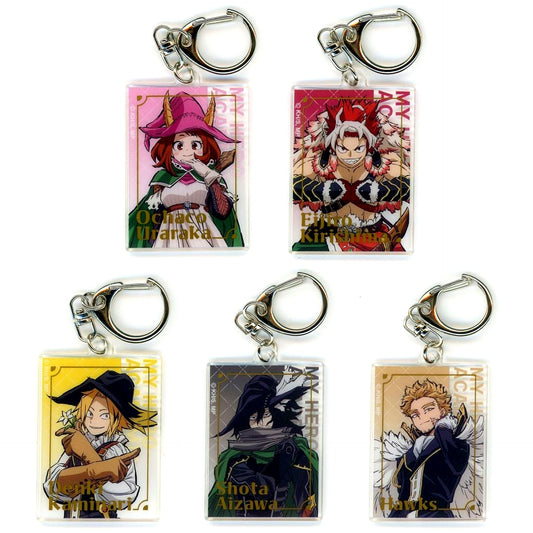 Set of 5 My Hero Academia Foil Stamped Acrylic Keychain AJ2025 Ver. AnimeJapan 2025 [USED]