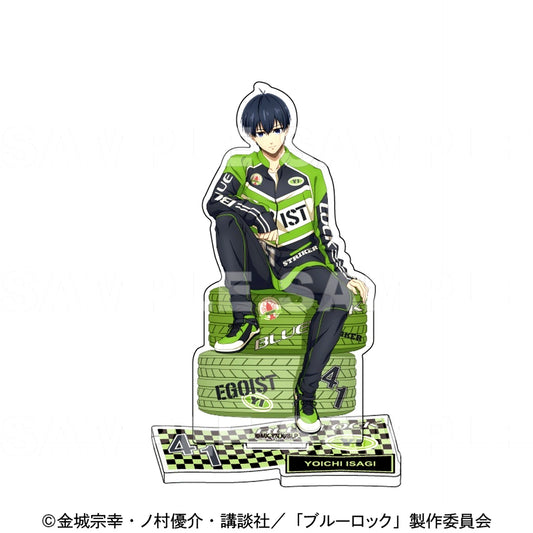 Yoichi Isagi Racing Style Acrylic Stand Blue Lock [USED]