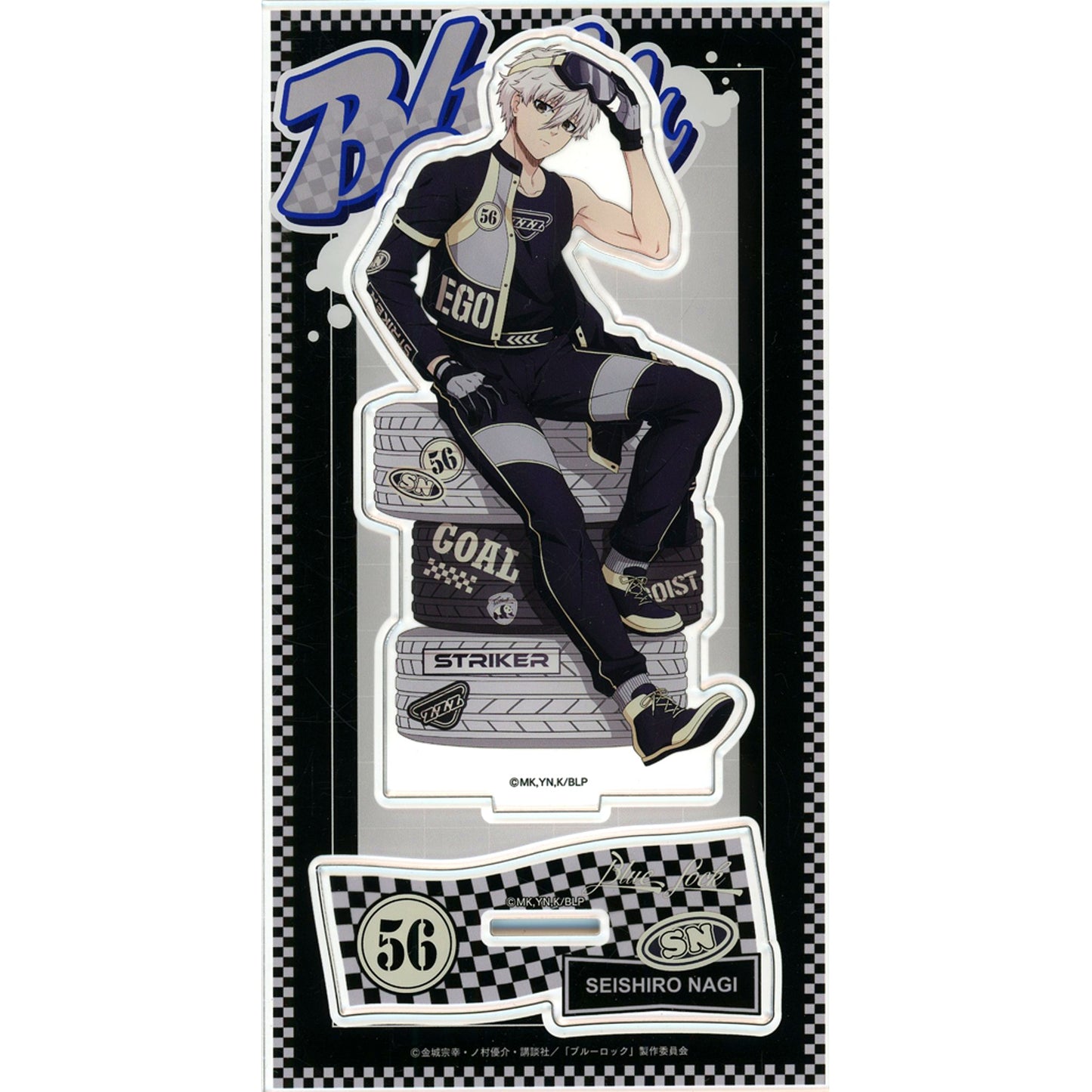 Seishiro Nagi Racing Style Acrylic Stand Blue Lock [USED]